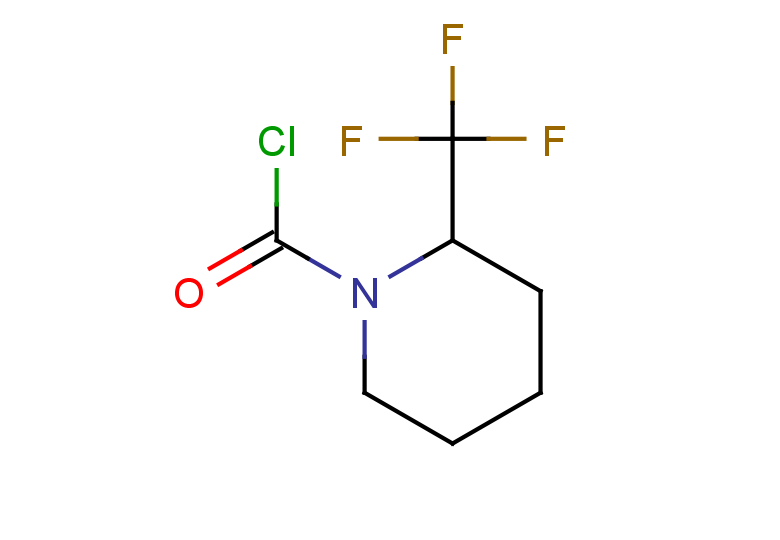 2-(trifluoromethyl)piperidine-1-carbonyl chloride