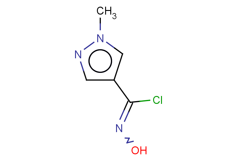 N-hydroxy-1-methyl-1H-pyrazole-4-carbonimidoyl chloride