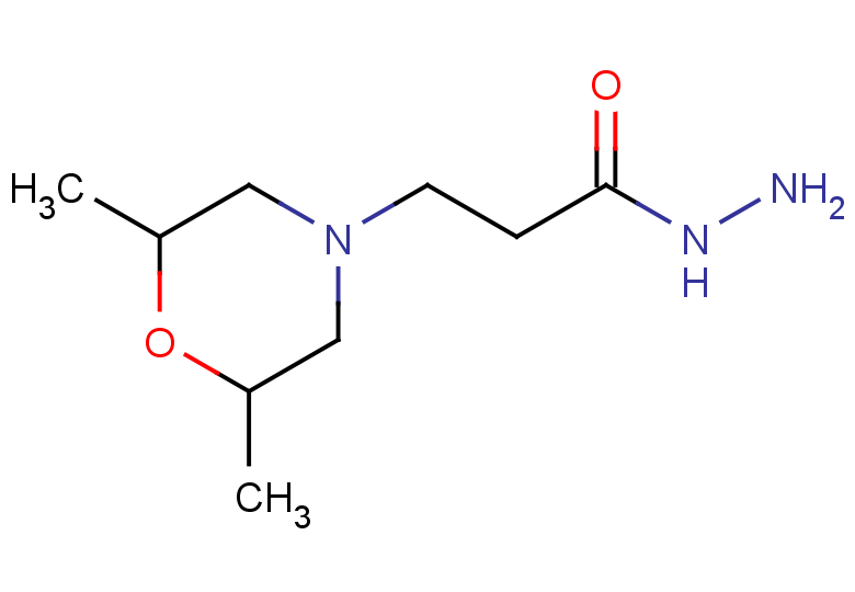 3-(2,6-dimethylmorpholin-4-yl)propanehydrazide