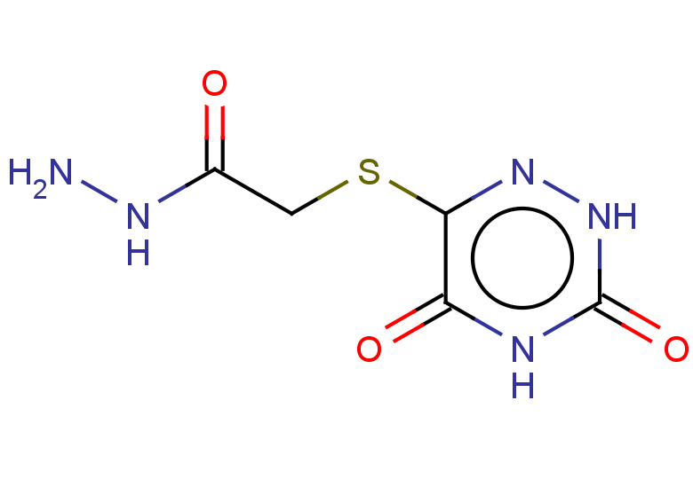 2-[(3,5-dioxo-2,3,4,5-tetrahydro-1,2,4-triazin-6-yl)sulfanyl]acetohydrazide