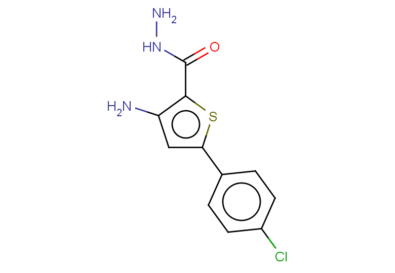 3-amino-5-(4-chlorophenyl)thiophene-2-carbohydrazide