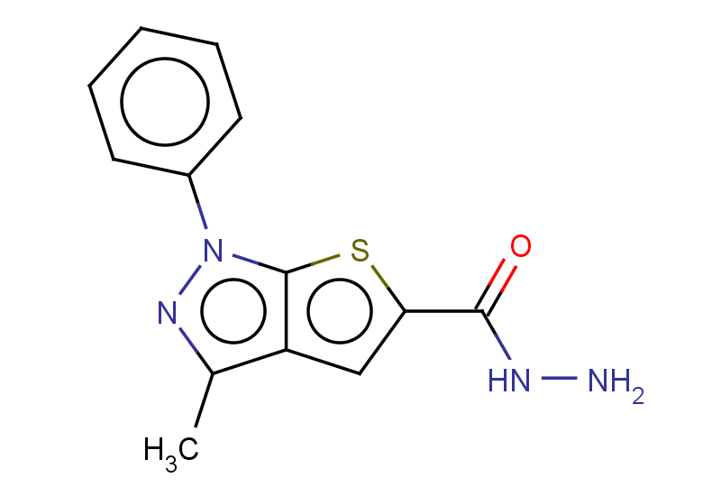 3-methyl-1-phenyl-1H-thieno[2,3-c]pyrazole-5-carbohydrazide