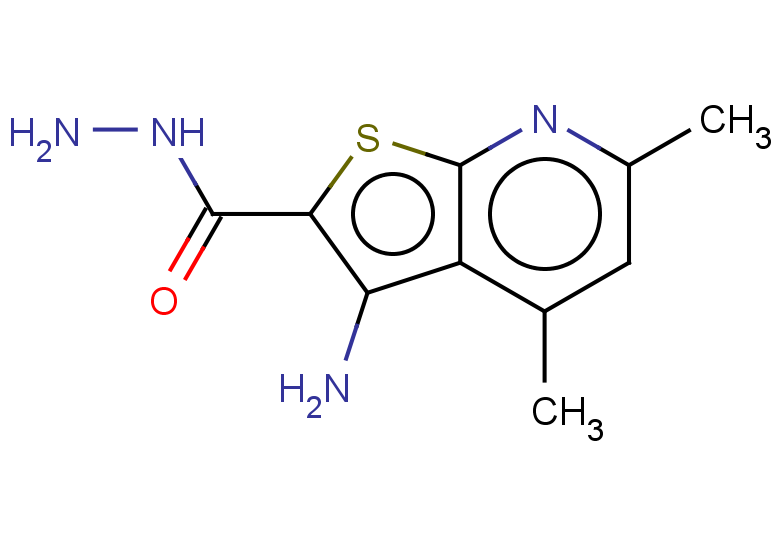 3-amino-4,6-dimethylthieno[2,3-b]pyridine-2-carbohydrazide