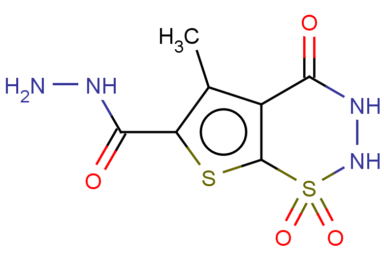 5-methyl-1,1,4-trioxo-2H,3H,4H-1lambda6-thieno[3,2-e][1,2,3]thiadiazine-6-carbohydrazide