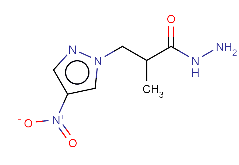2-METHYL-3-(4-NITRO-PYRAZOL-1-YL)-PROPIONIC ACID HYDRAZIDE