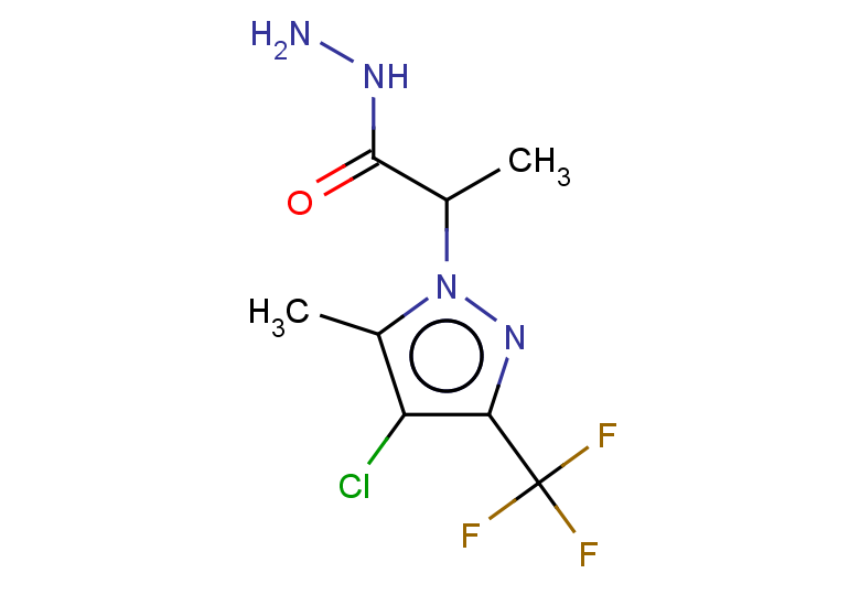 2-[4-CHLORO-5-METHYL-3-(TRIFLUOROMETHYL)-1H-PYRAZOL-1-YL]PROPANOHYDRAZIDE