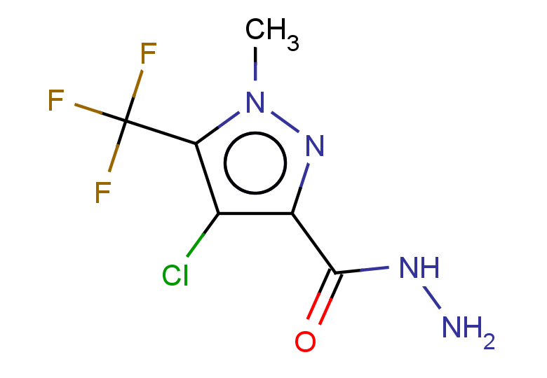 4-CHLORO-1-METHYL-5-(TRIFLUOROMETHYL)-1H-PYRAZOLE-3-CARBOHYDRAZIDE