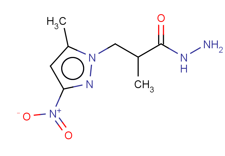 2-METHYL-3-(5-METHYL-3-NITRO-PYRAZOL-1-YL)-PROPIONIC ACID HYDRAZIDE
