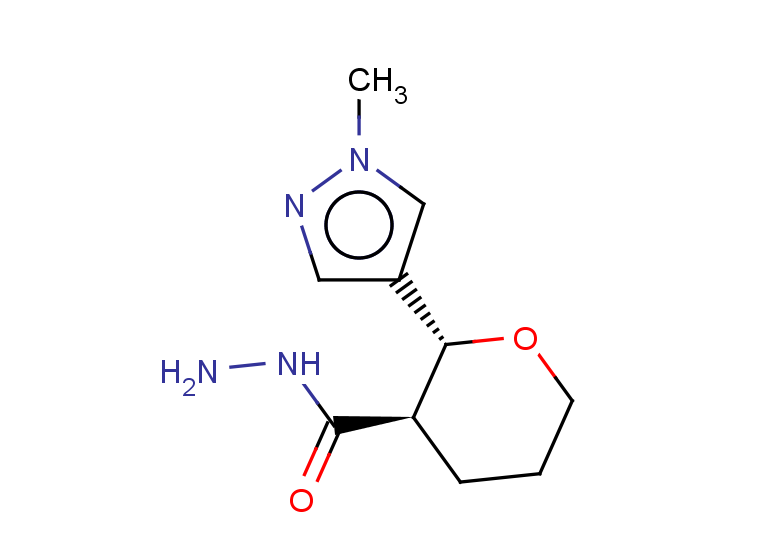 rac-(2R,3R)-2-(1-methyl-1H-pyrazol-4-yl)oxane-3-carbohydrazide, trans