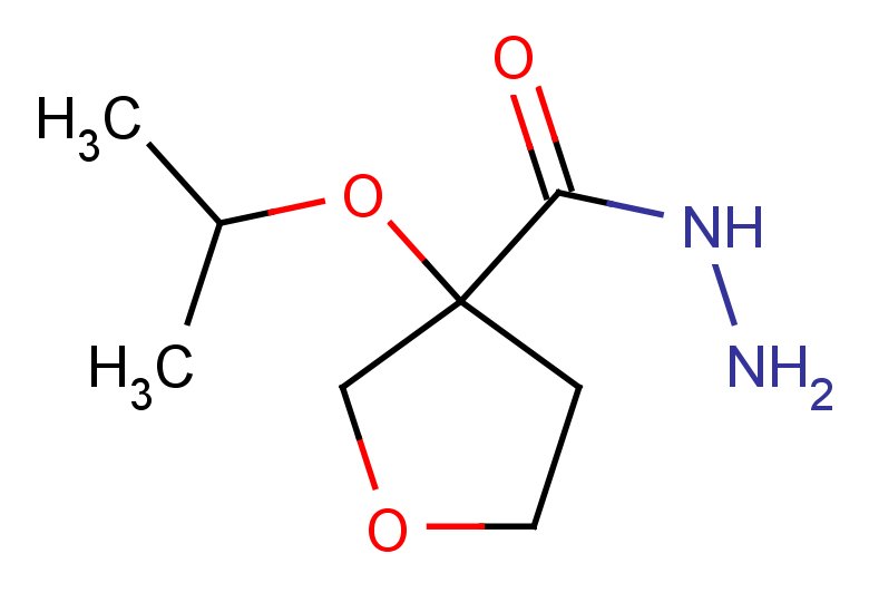 3-(propan-2-yloxy)oxolane-3-carbohydrazide