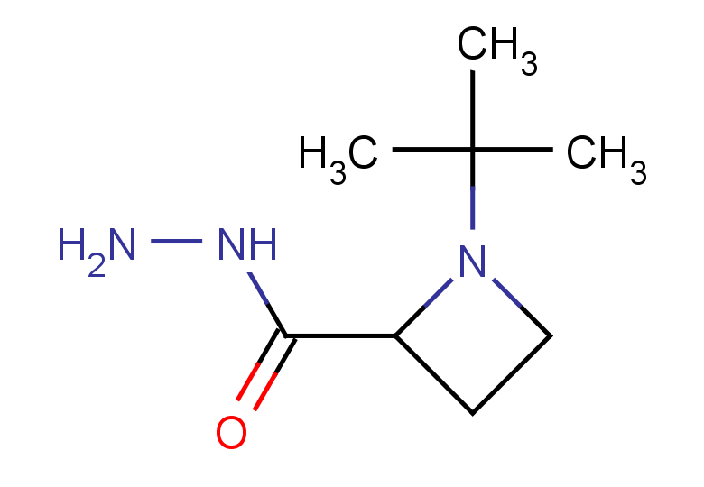 1-tert-butylazetidine-2-carbohydrazide
