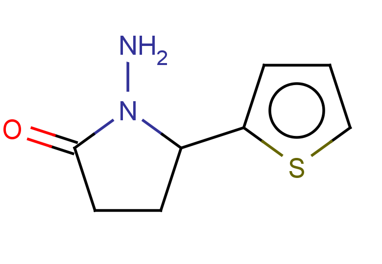 1-amino-5-(thiophen-2-yl)pyrrolidin-2-one