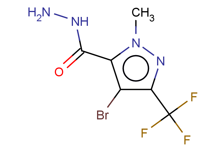 4-BROMO-1-METHYL-3-(TRIFLUOROMETHYL)-1H-PYRAZOLE-5-CARBOHYDRAZIDE