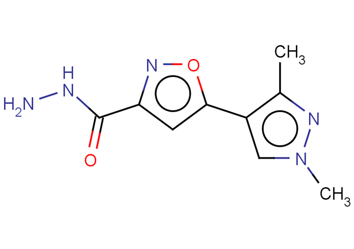 5-(1,3-DIMETHYL-1H-PYRAZOL-4-YL)-ISOXAZOLE-3-CARBOXYLIC ACID HYDRAZIDE