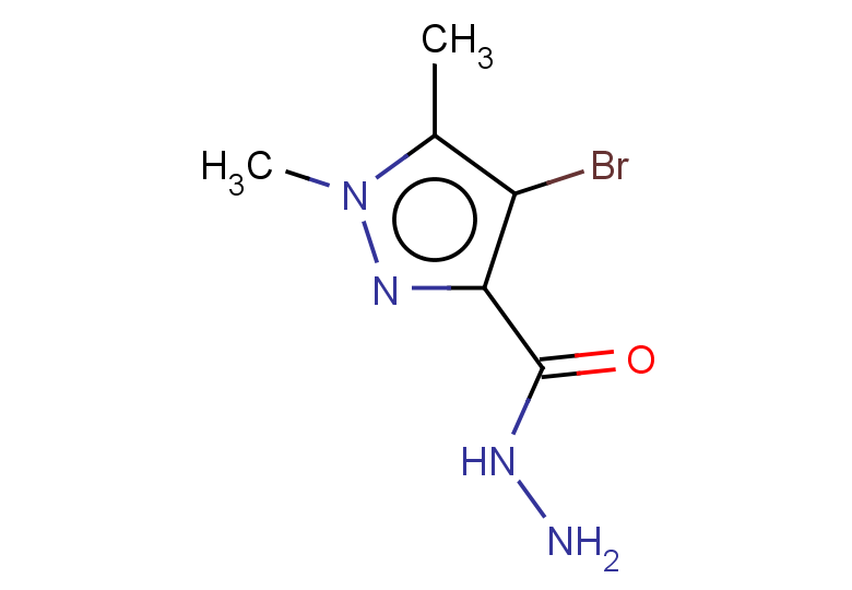 4-BROMO-1,5-DIMETHYL-1H-PYRAZOLE-3-CARBOHYDRAZIDE