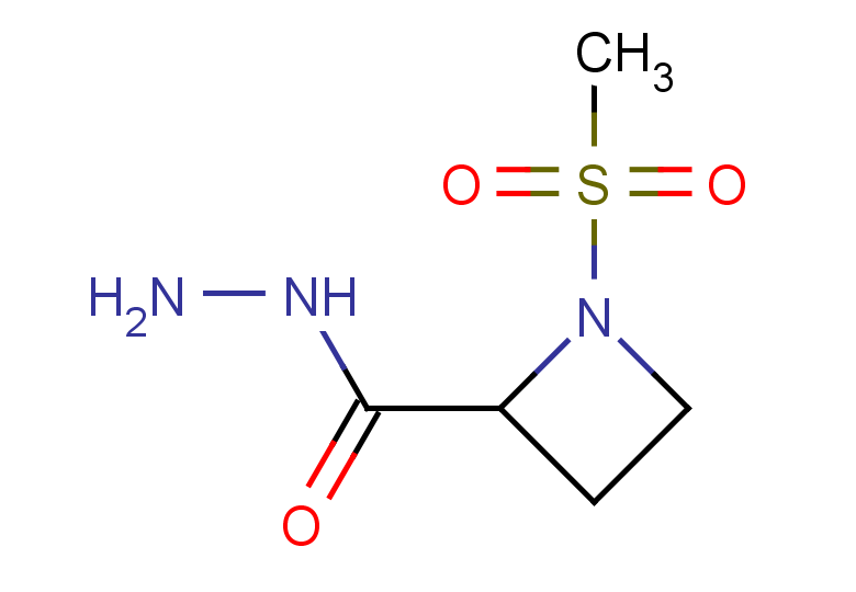 1-methanesulfonylazetidine-2-carbohydrazide