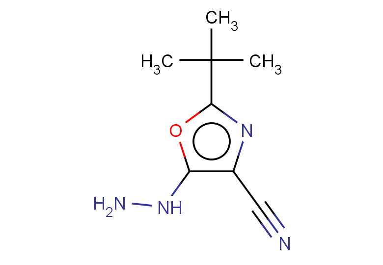 2-tert-butyl-5-hydrazinyl-1,3-oxazole-4-carbonitrile