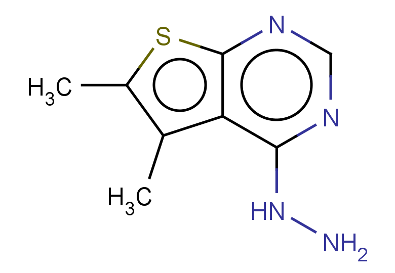 4-hydrazinyl-5,6-dimethylthieno[2,3-d]pyrimidine