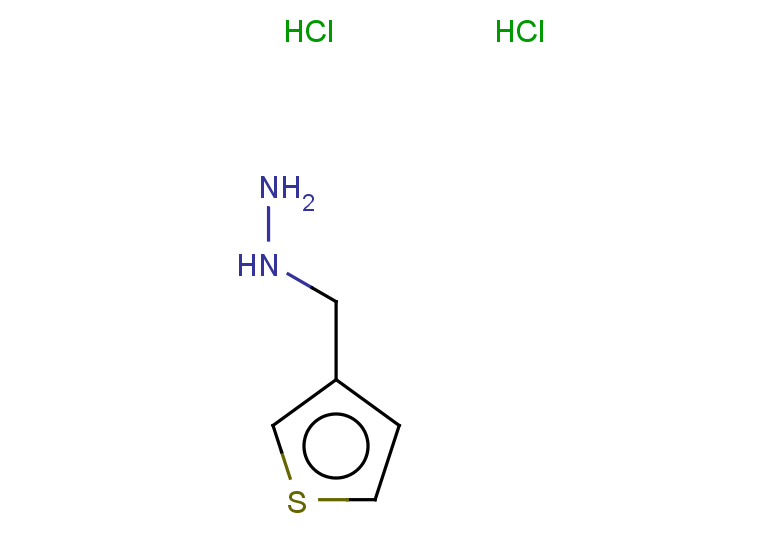 (thiophen-3-ylmethyl)hydrazine dihydrochloride