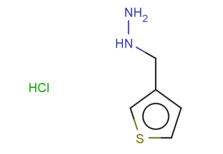(thiophen-3-ylmethyl)hydrazine hydrochloride