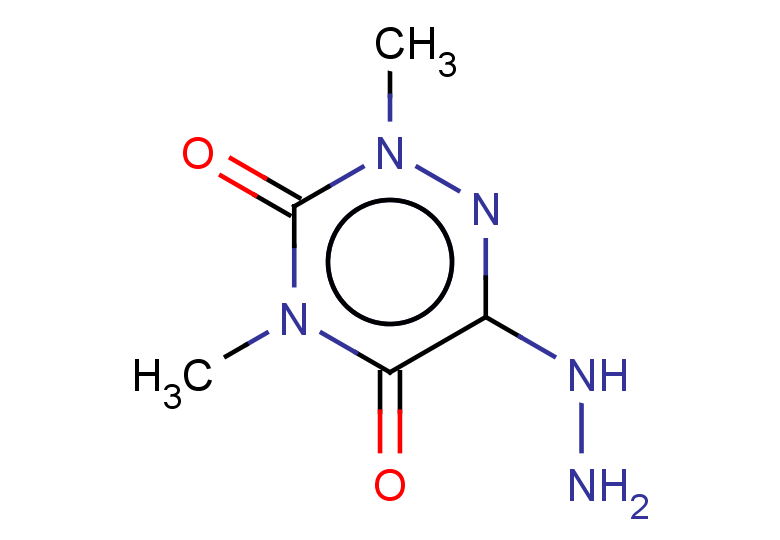 6-hydrazinyl-2,4-dimethyl-2,3,4,5-tetrahydro-1,2,4-triazine-3,5-dione