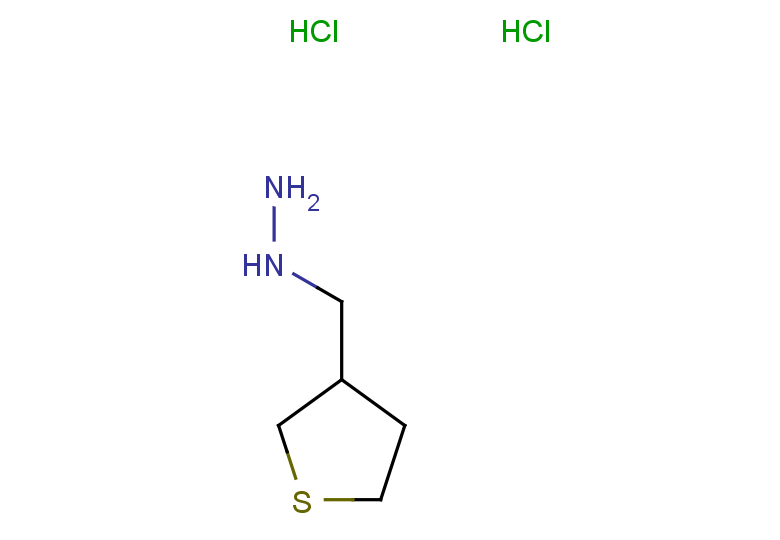 (thiolan-3-ylmethyl)hydrazine dihydrochloride