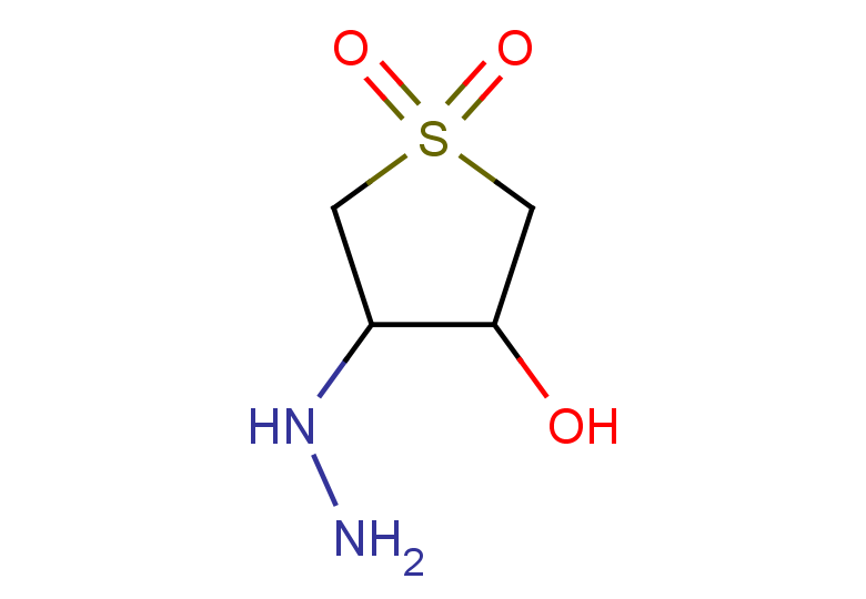 3-hydrazinyl-4-hydroxy-1lambda6-thiolane-1,1-dione, Mixture of diastereomers