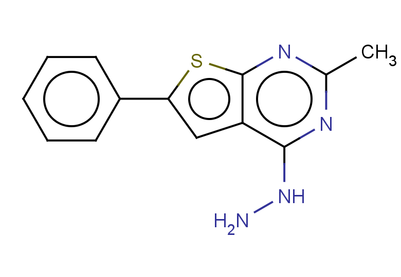 4-hydrazinyl-2-methyl-6-phenylthieno[2,3-d]pyrimidine