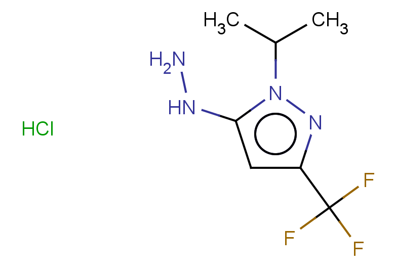 5-hydrazinyl-1-(propan-2-yl)-3-(trifluoromethyl)-1H-pyrazole hydrochloride