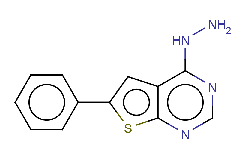 4-hydrazinyl-6-phenylthieno[2,3-d]pyrimidine