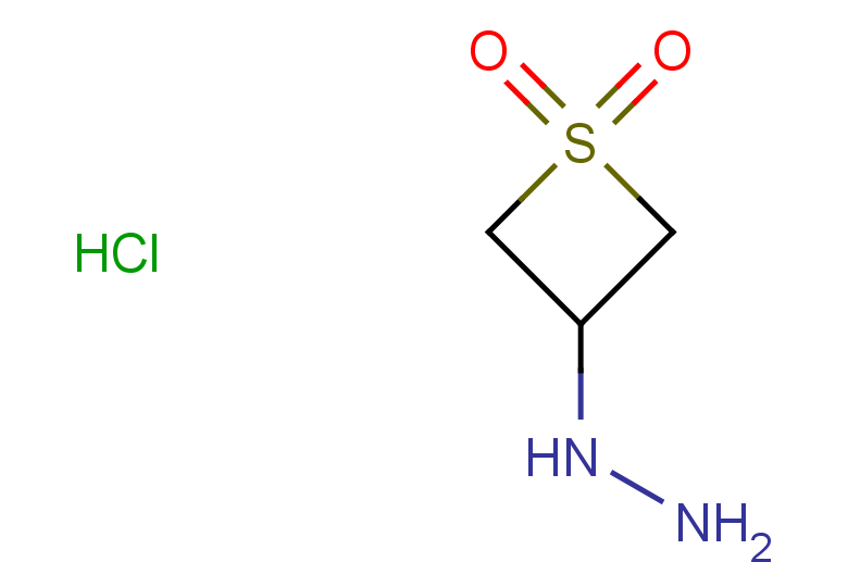 3-hydrazinyl-1lambda6-thietane-1,1-dione hydrochloride