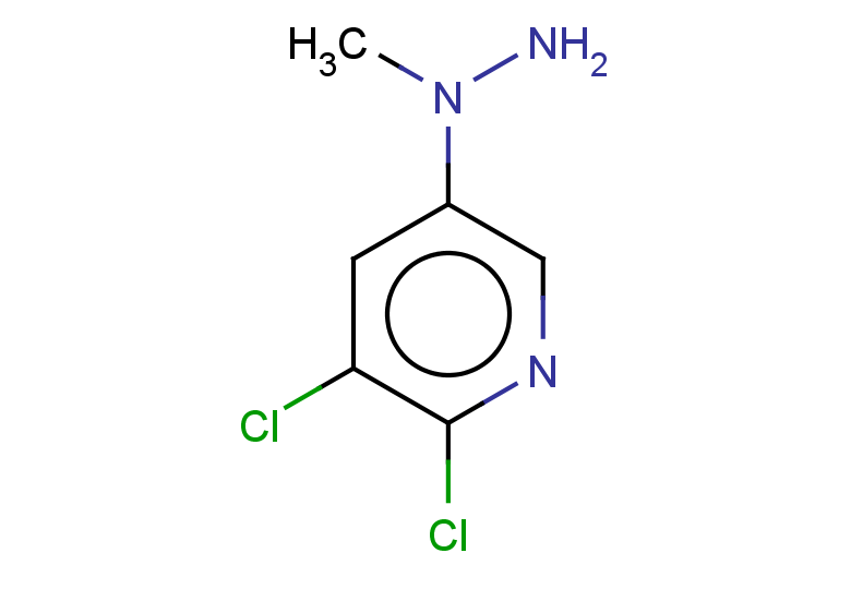 2,3-dichloro-5-(1-methylhydrazin-1-yl)pyridine