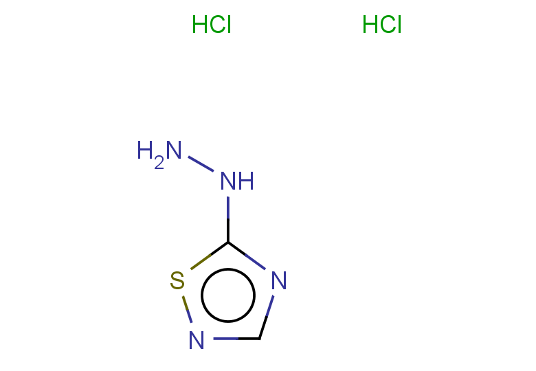 5-hydrazinyl-1,2,4-thiadiazole dihydrochloride