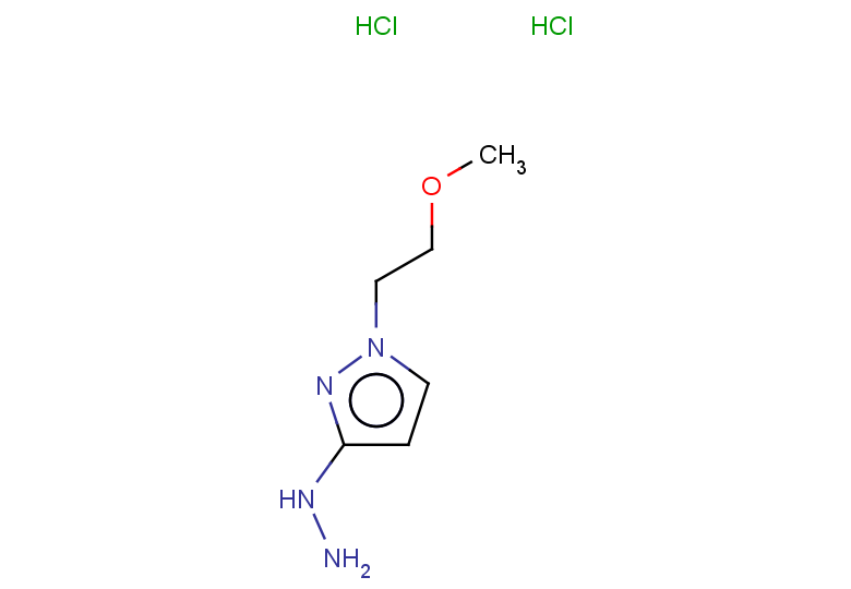 3-hydrazinyl-1-(2-methoxyethyl)-1H-pyrazole dihydrochloride