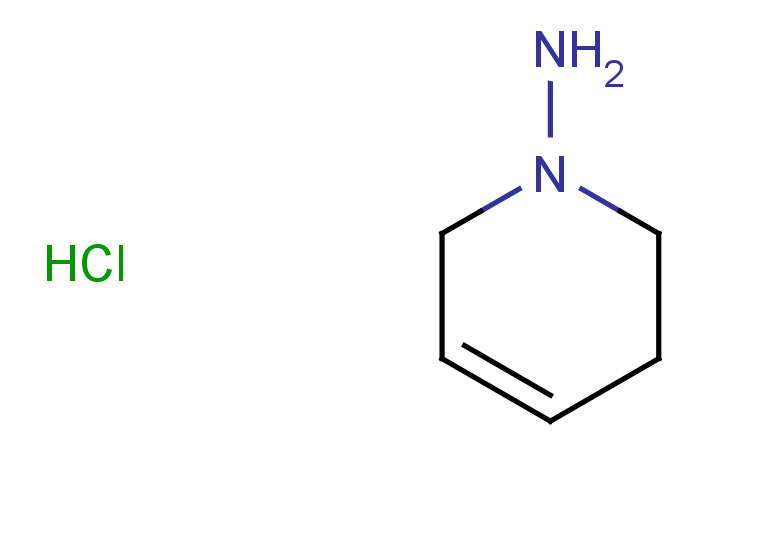 1,2,3,6-tetrahydropyridin-1-amine hydrochloride