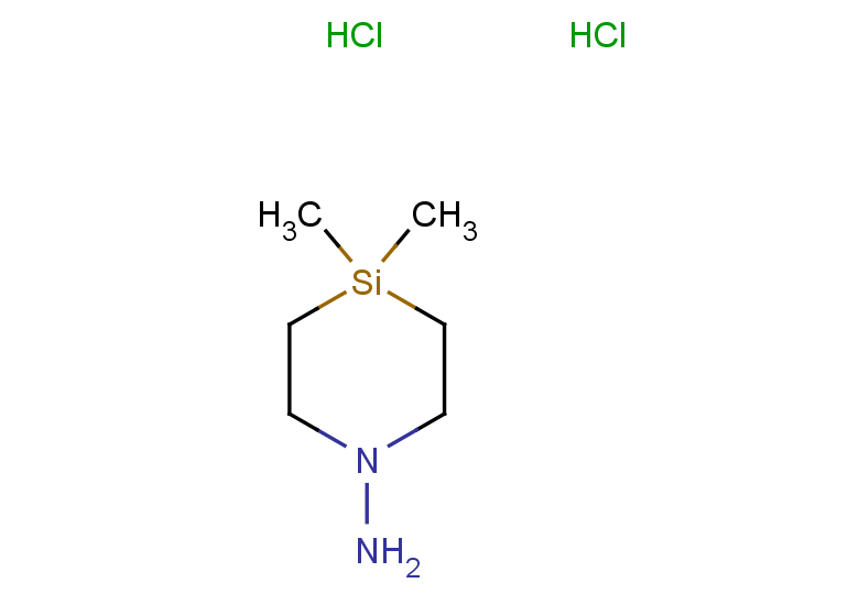4,4-dimethyl-1,4-azasilinan-1-amine dihydrochloride
