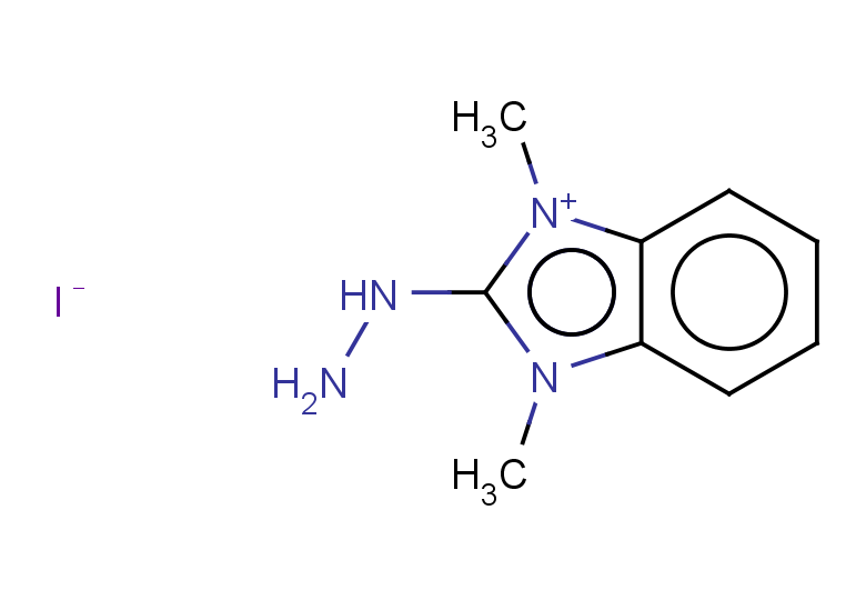 2-hydrazinyl-1,3-dimethyl-1H-1,3-benzodiazol-3-ium iodide