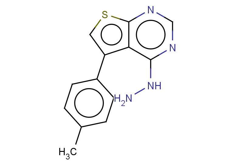 4-hydrazinyl-5-(4-methylphenyl)thieno[2,3-d]pyrimidine