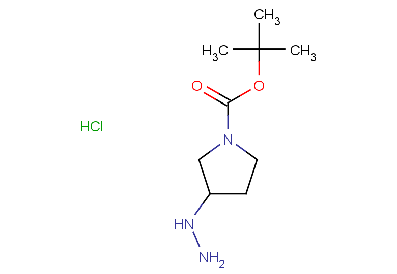 tert-butyl 3-hydrazinylpyrrolidine-1-carboxylate hydrochloride