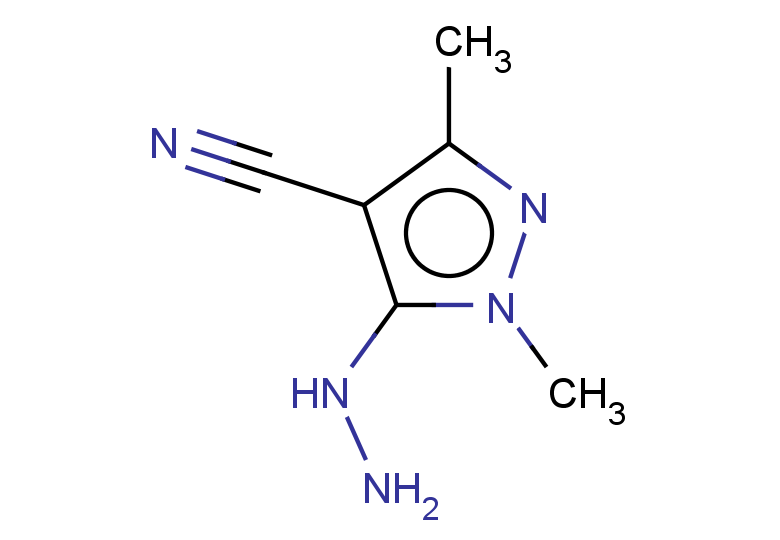 5-hydrazinyl-1,3-dimethyl-1H-pyrazole-4-carbonitrile
