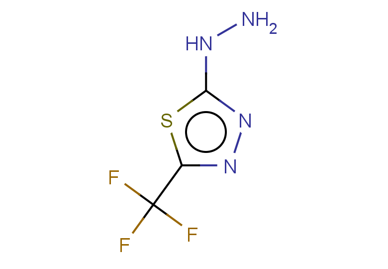 2-hydrazinyl-5-(trifluoromethyl)-1,3,4-thiadiazole