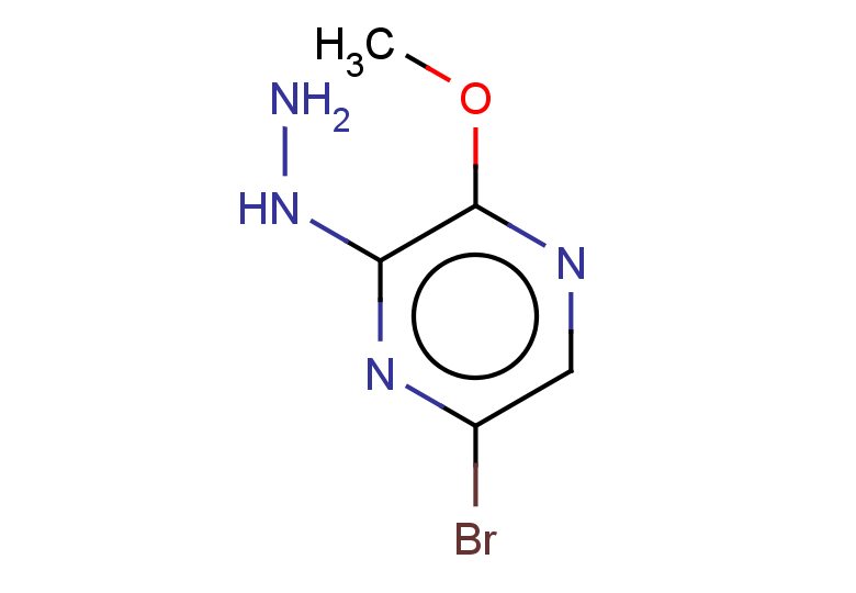 5-bromo-3-hydrazinyl-2-methoxypyrazine