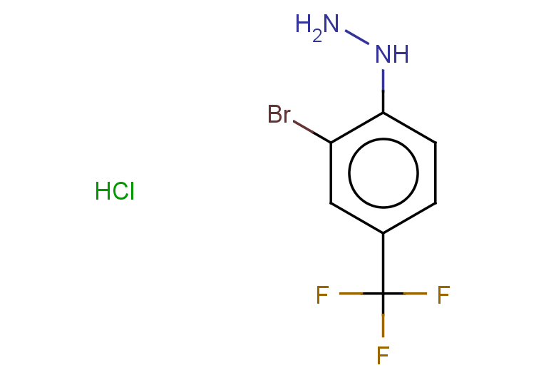 [2-bromo-4-(trifluoromethyl)phenyl]hydrazine hydrochloride