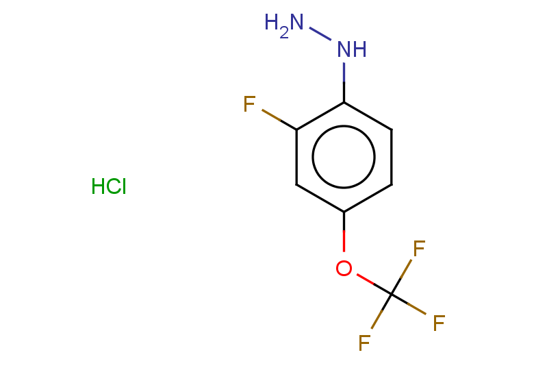 [2-fluoro-4-(trifluoromethoxy)phenyl]hydrazine hydrochloride