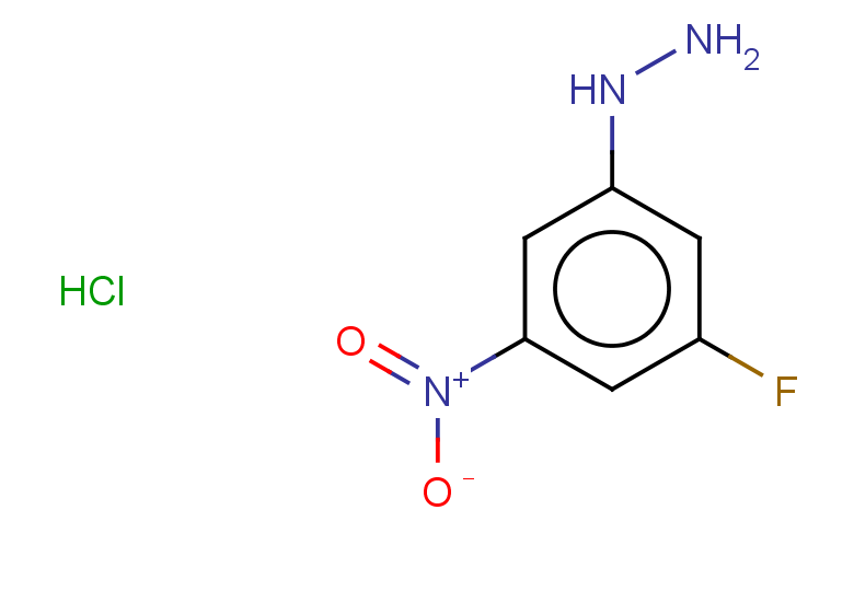 (3-fluoro-5-nitrophenyl)hydrazine hydrochloride