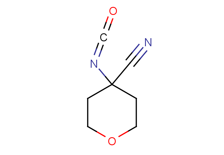 4-isocyanatooxane-4-carbonitrile