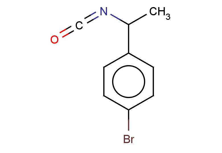 1-bromo-4-(1-isocyanatoethyl)benzene
