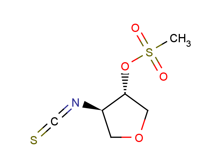 rac-(3R,4S)-4-isothiocyanatooxolan-3-yl methanesulfonate, trans