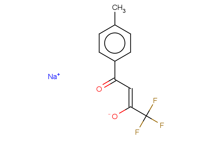 sodium (2Z)-1,1,1-trifluoro-4-(4-methylphenyl)-4-oxobut-2-en-2-olate