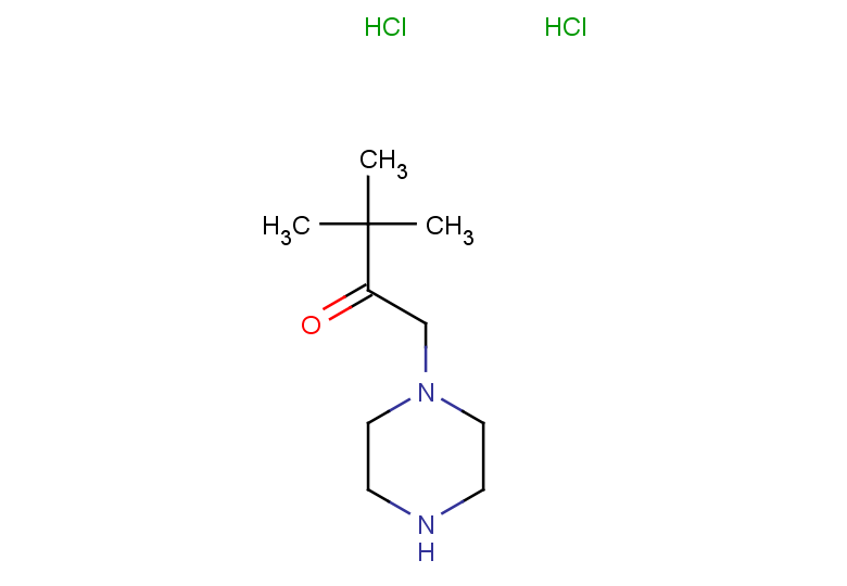 3,3-dimethyl-1-(piperazin-1-yl)butan-2-one dihydrochloride